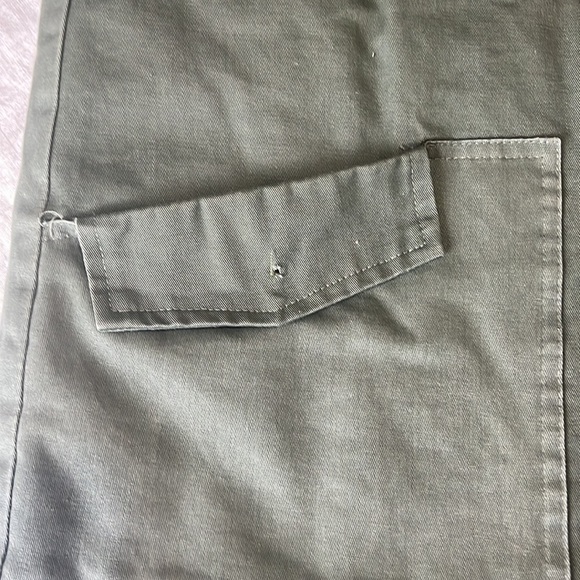 Cecico Army Green Coat size small - Picture 4 of 4